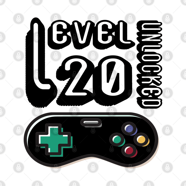 level 20 unlocked - 20th birthday gift by BaronBoutiquesStore