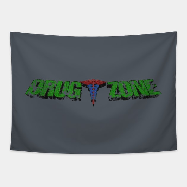 Drug Zone - Vintage Tapestry by JCD666