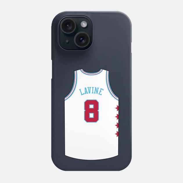 Zach Lavine Chicago Jersey Qiangy Phone Case by qiangdade