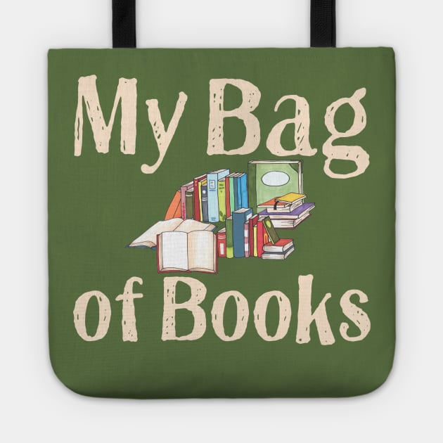 My Bag of Books Tote Tote by numpdog