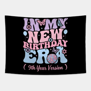 In My Birthday Era, 9th Birthday 9 Year Old Girls Kids Tapestry