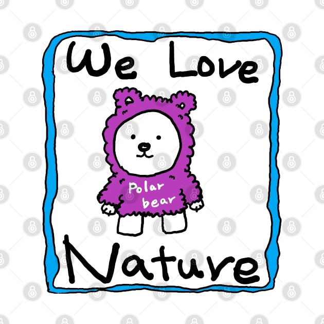 We love nature, polar bear by zzzozzo