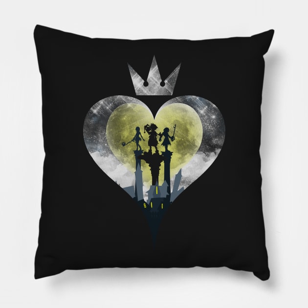 Heart of The Kingdom Pillow by Arinesart