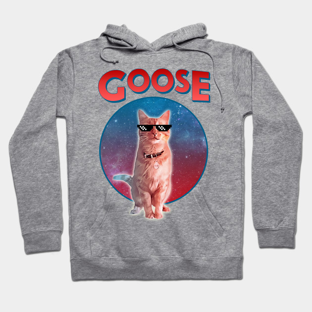 Goose The Cat Captain Marvel Hoodie Teepublic