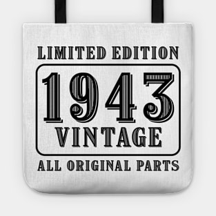 All original parts vintage 1943 limited edition birthday Tote