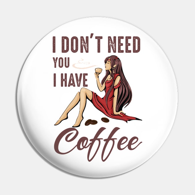 Coffee Mess Pin by designdaking