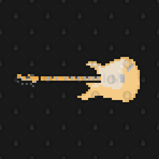 Pixel 1968 Woodstock Guitar by gkillerb