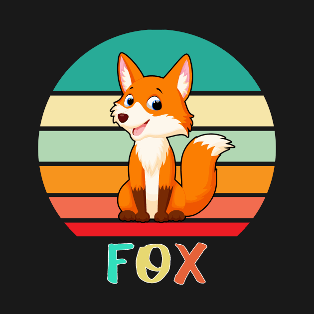 Vintage Retro Fox by adrinalanmaji