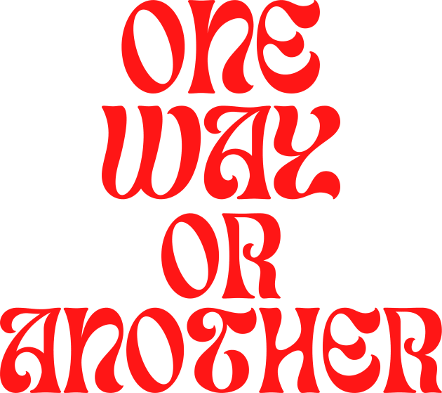 One Way Or Another — 70s retro text Kids T-Shirt by One Way Or Another