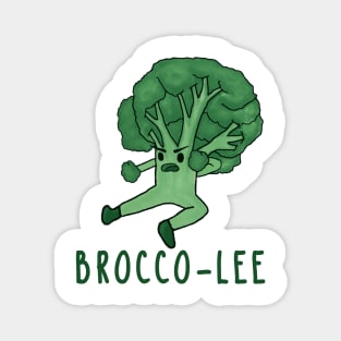 Brocco-lee | funny broccoli pun. Magnet