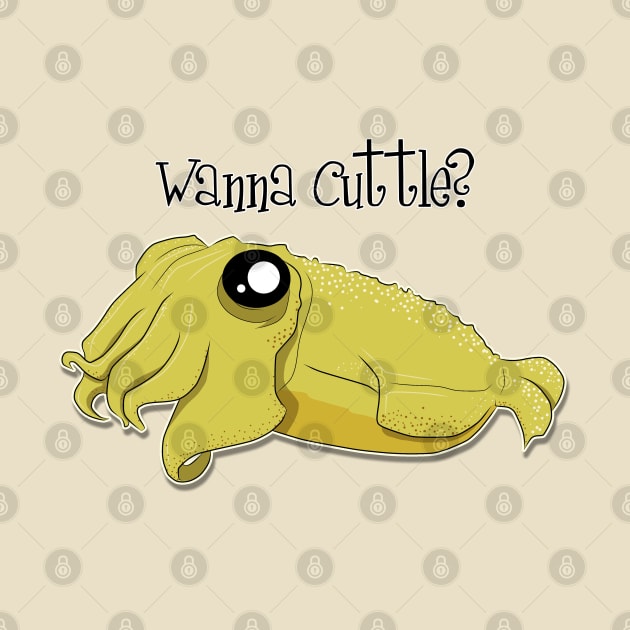 wanna cuttle? by bobgoodallart