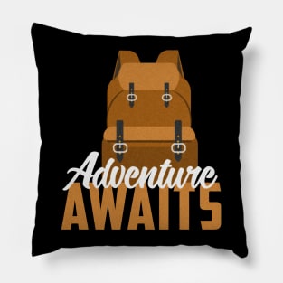 Adventure Awaits Pillow