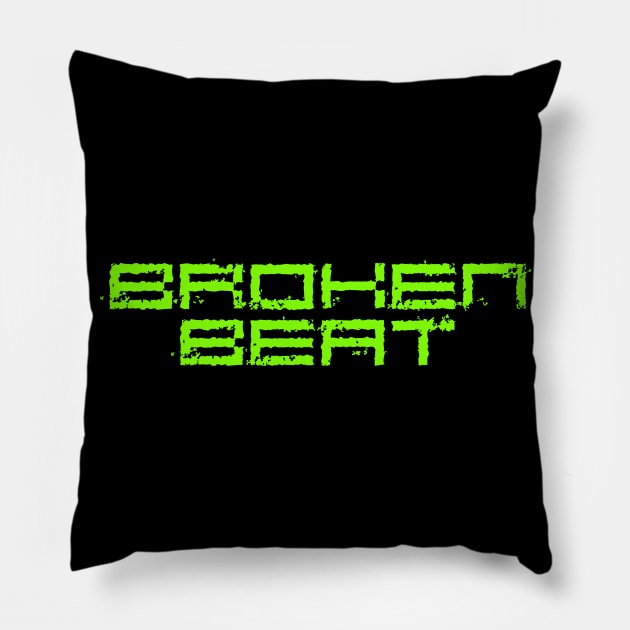 Broken beat Pillow by KubikoBakhar