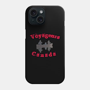 Canoeing Voyageur T-Shirt Phone Case