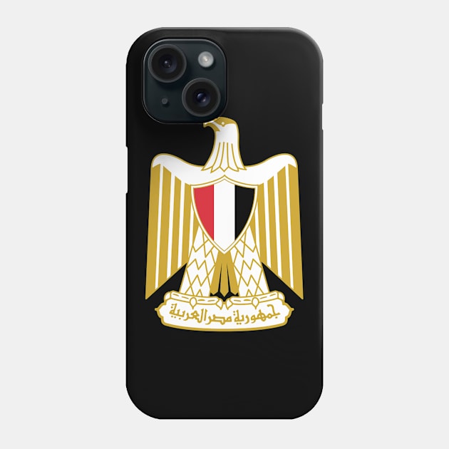 Coat of arms of Egypt Phone Case by Wickedcartoons