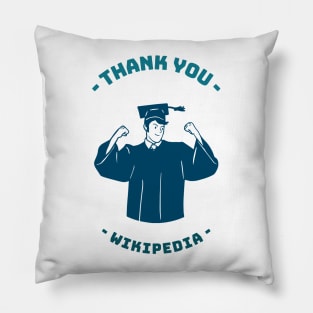 Funny College Student Pillow