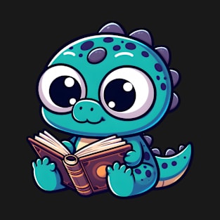 Dino is reading a book T-Shirt