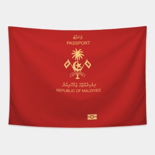 Maldives passport Tapestry