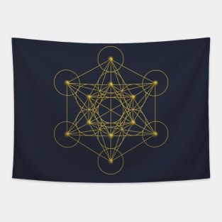 Metatron's Cube Tapestry