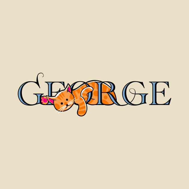 George the cat by sparklellama