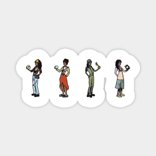 Urban Fantasy Figures Magnet