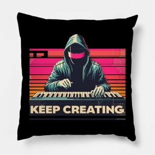 Dj Keep Creating Music Pillow