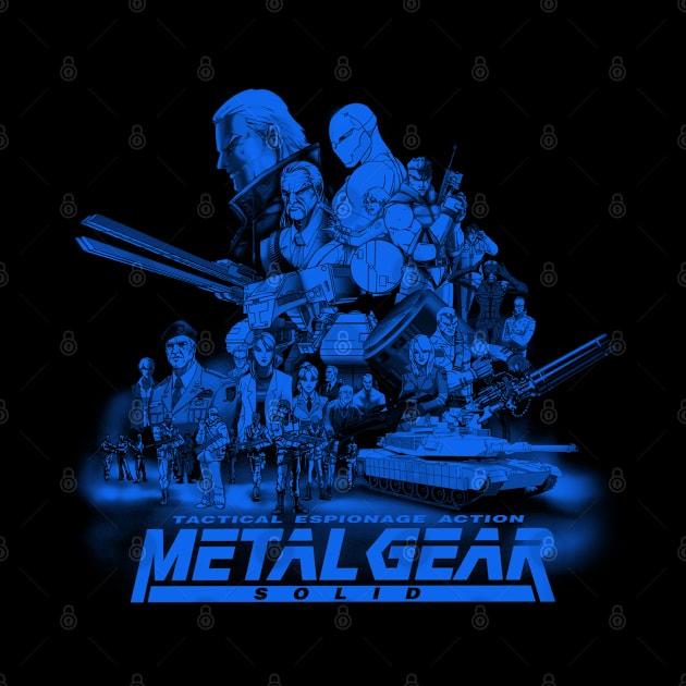 Metal Gear Solid (Blue Highlight Version) by CoolDojoBro