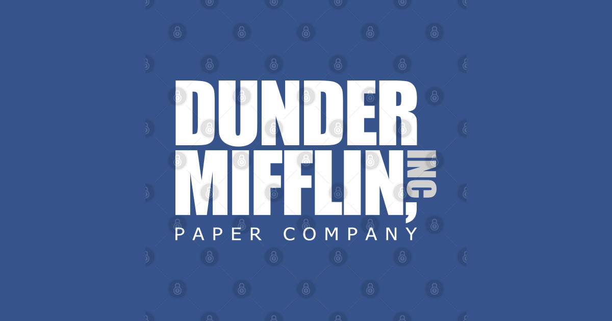 Dunder Mifflin Dunder Mifflin Paper Company Mask TeePublic