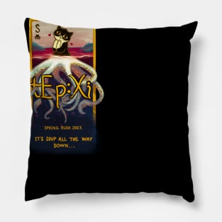 Catsquid card Pillow