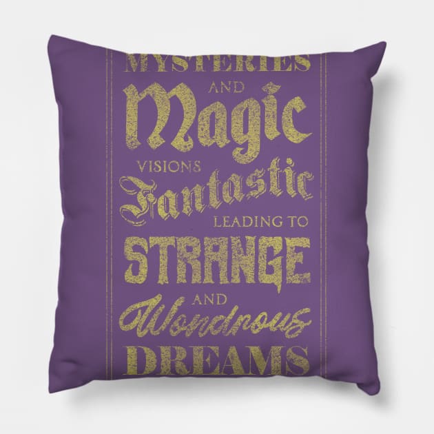 Mysteries and Magic Pillow by Heyday Threads