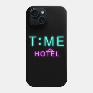 Time Hotel neon signboard Phone Case