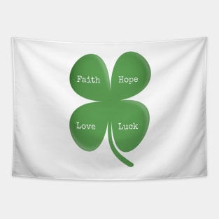 Irish Four Leaf Clover Tapestry