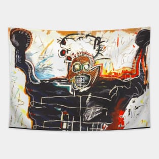 Basquiat Inspired Art Tapestry