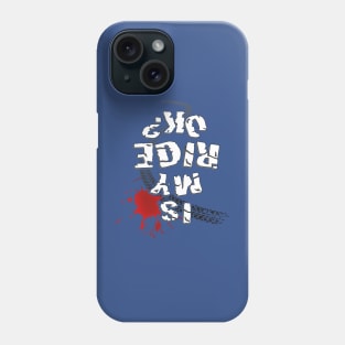 Is my ride ok? (white text) Phone Case