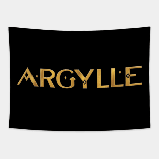 Argylle Logo Tapestry