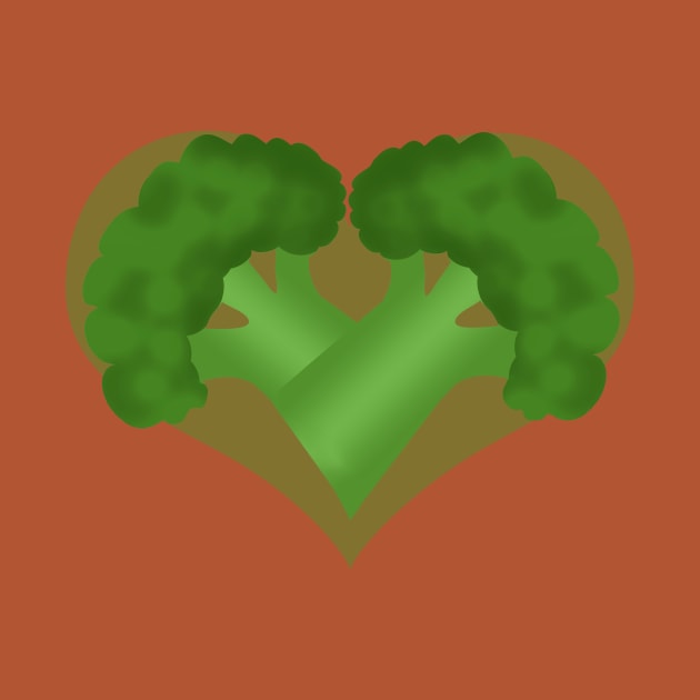 Broccoli heart by WordsGames