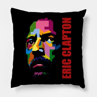 Eric clapton in Pop Art Pillow