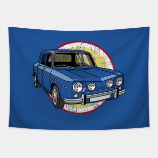 French classic saloon with yelow background Tapestry