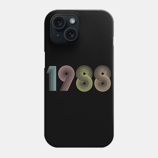 Vintage 1988 32nd Birthday Men Women Phone Case