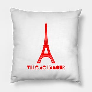 ville de l'amour Pillow