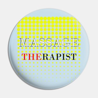 Message Therapist Pin