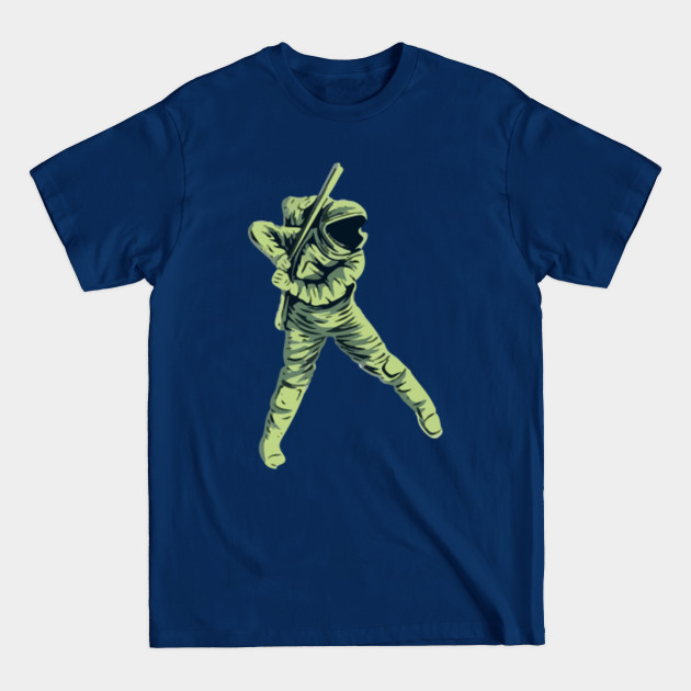 Disover Baseball Space Illustration - Baseball - T-Shirt