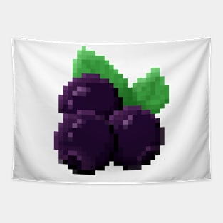 Pixel Art - Blueberry Collection Tapestry