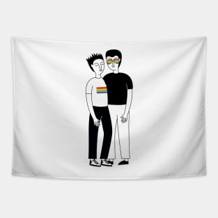 Gay couple Tapestry