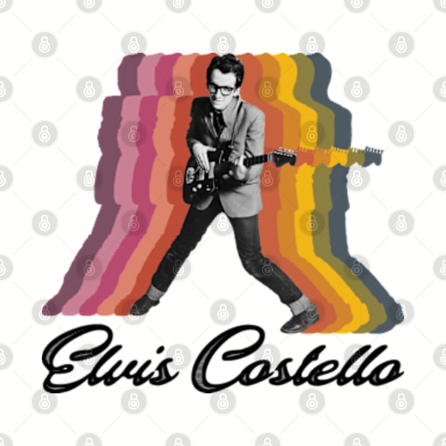 Elvis Costello Retro Fade by Baharnis