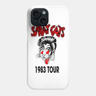 1983 tour rock band punk cats Phone Case