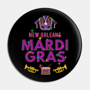 Mardi Gras Carnival New Orleans Pin