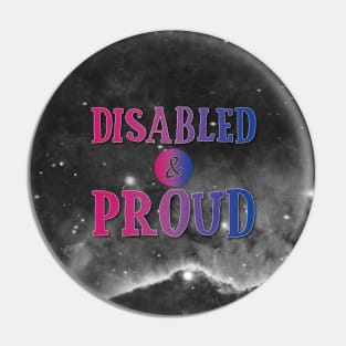 Disabled and Proud: Bisexual Pin