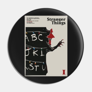 Stranger Things Season 1 Poster Art Pin