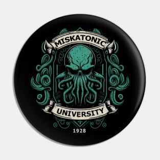 Cthulhu Miskatonic University Pin